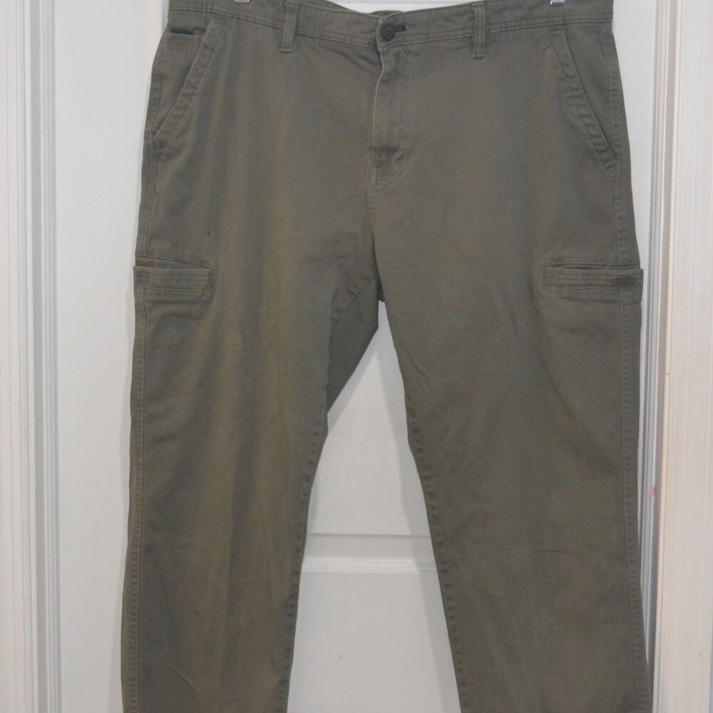 Pre-owned Green WEATHERPROOF Men’s 5-Pocket Casual Pants size 40x30.